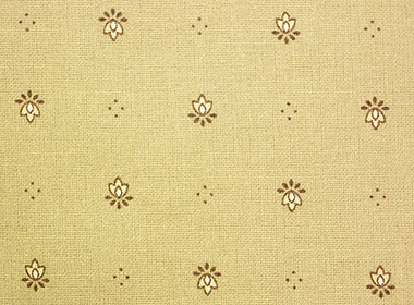 French tablecloth coated or cotton Calissons beige - Click Image to Close